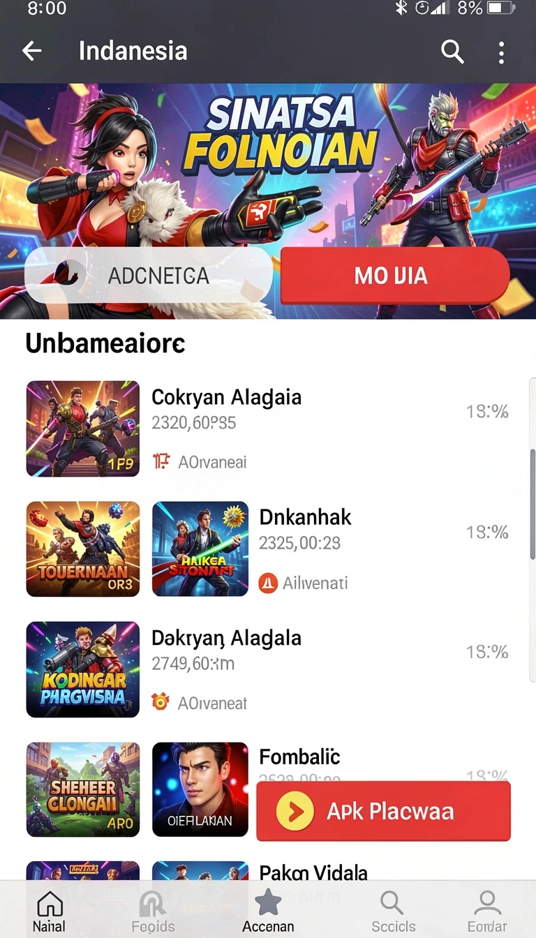 Beragam pilihan permainan menarik dalam aplikasi Cara Update Aplikasi nesiafun ke Versi Terbaru.