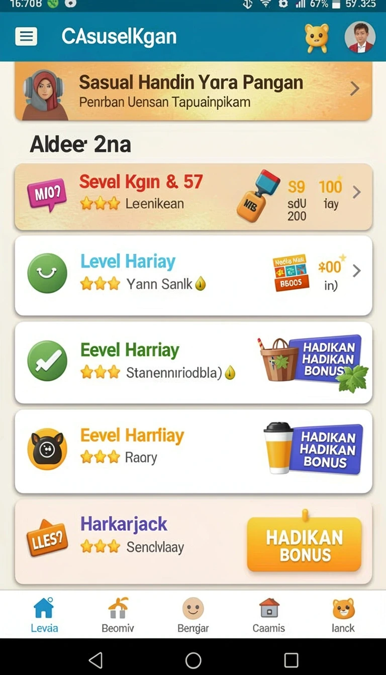 Beragam pilihan permainan menarik dalam aplikasi Panduan Instalasi Aplikasi sidaktoto di Android.